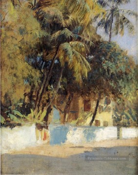 Scène de rue Bombay Arabian Edwin Lord Weeks Peinture à l'huile